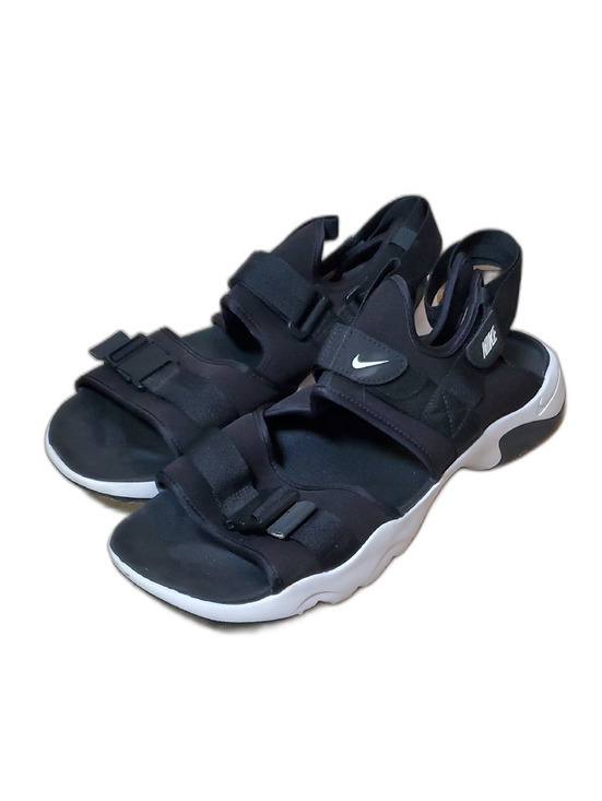 Nike Black and White Adjustable Athletic Sandals Men US 15 main image 4
